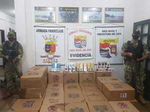 Incautan presunta marihuana, cigarrillos y armas en el Este | 1000 Noticias