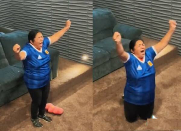 ¡8,5M!: El video que se volvió viral por la emoción de Luisa viendo a Argentina