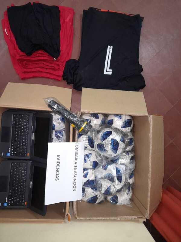 Recuperan notebooks que fueron hurtadas y detienen a dos personas | 1000 Noticias