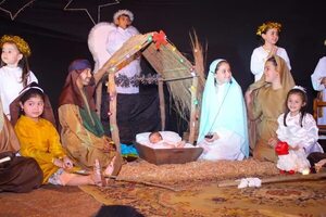 Pesebre viviente una tradición en Piribebuy - Nacionales - ABC Color