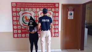 Atrapan a supuesta descuidista que habría robado G. 5 millones a una fiscala - ABC en el Este - ABC Color