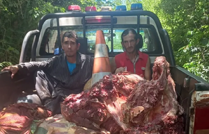Con las manos en la carne, detienen a dos personas por abigeato en Itapúa - Noticiero Paraguay