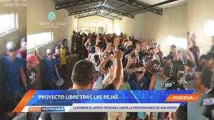 El programa de apoyo integral “Libre tras las rejas” llegó a la Penitenciaría Regional de San Pedro
