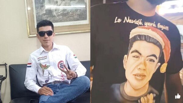 Remeras con foto de Alder Alcides son furor