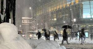 La Nación / Japón: fuertes nevadas dejan 14 muertos y más de 50 heridos