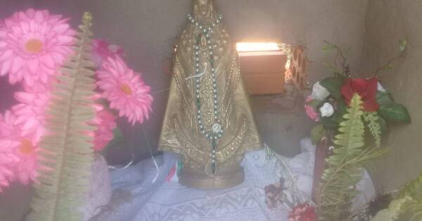 La Nación / Ñacunday: imagen de la Virgen de Luján hallada por un olero ya tiene su oratorio para visitas