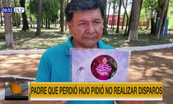 Padre que perdió hijo pidió no realizar disparos al aire durante las fiestas | Telefuturo