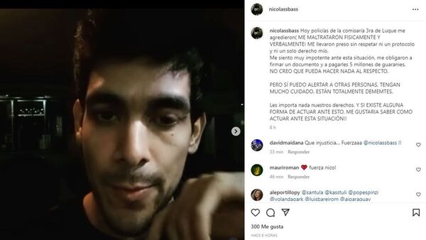 Músico denunció que polis le pidieron G. 5 millones para liberarlo