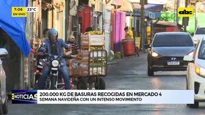 Basuras fueron recogidas en el Mercado 4 - ABC Noticias - ABC Color
