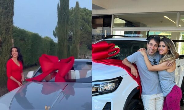 ¡A lo Pipino! CR7 recibió autazo de regalo de parte de su doña