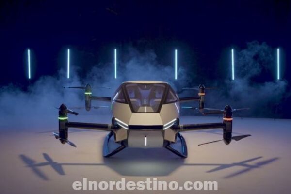 Una realidad: Auto volador que promete revolucionar la industria automotriz, tiene cuatro motores eléctricos y ocho hélices