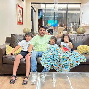 Iván Torres y sus hijos pasaron la primera Navidad sin Vita Aranda - Gente - ABC Color
