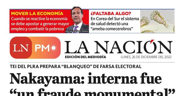 La Nación / LN PM: edición mediodía del 26 de diciembre