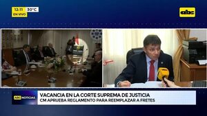 Vacancia en la Corte Suprema de Justicia - ABC Noticias - ABC Color