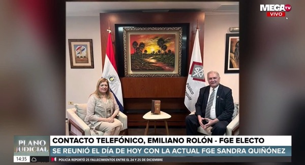 FGE electo se reunió con Sandra Quiñónez y decidieron establecer un equipo de transición - Megacadena — Últimas Noticias de Paraguay
