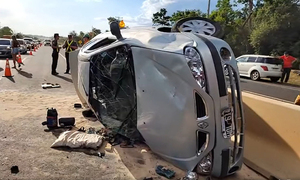 Coronel Oviedo: accidente se cobra la vida de una mujer en la entrada a Villa Elsa - OviedoPress