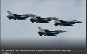 Taiwán afirma que China usó en Navidad 71 aviones de combate en ejercicios militares