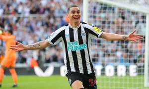 Goleada del Newcastle con aporte de Miguel Almirón