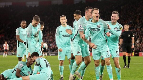Brighton gana y se acerca a la zona europea