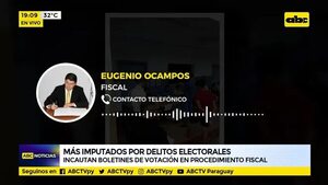 Más imputados por delitos electorales - ABC Noticias - ABC Color