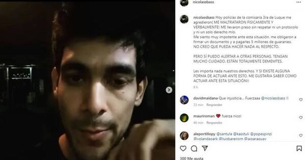 La Nación / Policías de Luque en la mira: joven músico denuncia detención arbitraria, agresión y extorsión