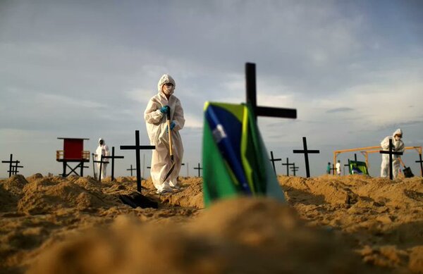 Covid: Brasil registra 226 muertes en 24 horas