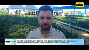 Jornada de Campo en el Centro Tecnologico de Transagro, Nueva Toledo - ABC Rural - ABC Color