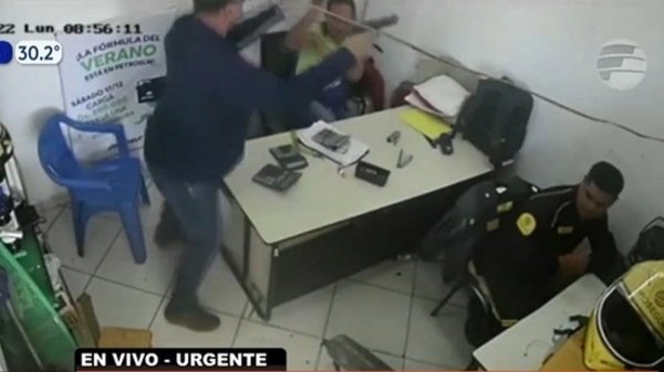 Millonario atraco a gasolinera en Lambaré - Paraguaype.com