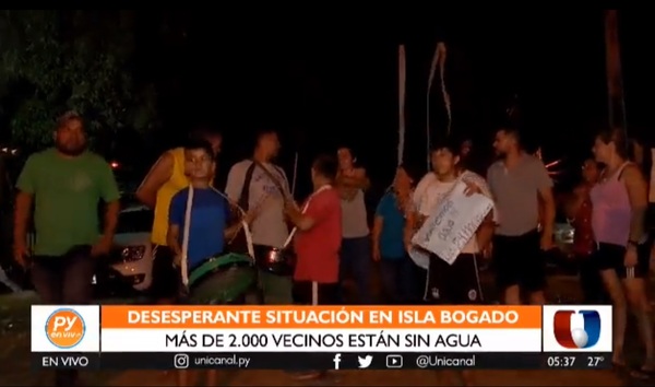 Escases de agua causa la furia de los ciudadanos - Unicanal