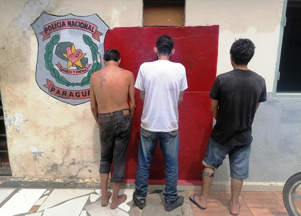 Tres detenidos por hurto agravado en Luque •