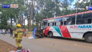 Padre e hijo mueren en grave accidente de tránsito en CDE - Noticias Paraguay