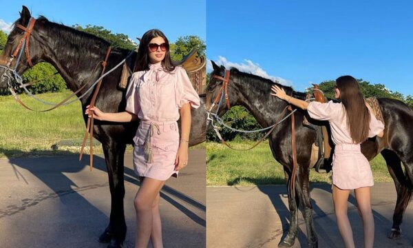 ¿Nuevo regalo de Marc Anthony? Nadia Ferreira presume a su caballo relámpago