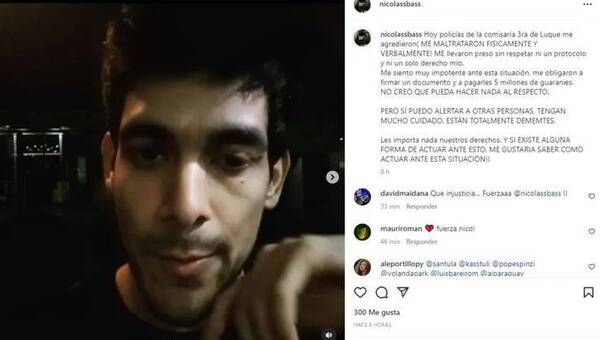 Policía Nacional anuncia investigación sobre supuesta extorsión de uniformados a un músico