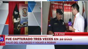 En menos de 10 días, un hombre fue detenido tres veces