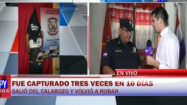 En menos de 10 días, un hombre fue detenido tres veces