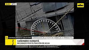 Cañonero Humaitá inclinado - ABC Noticias - ABC Color