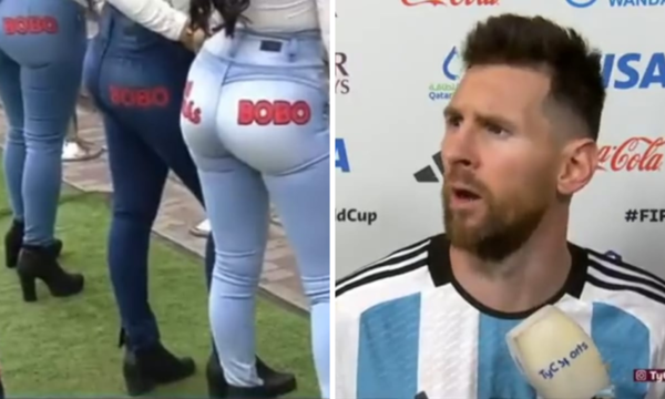 ¡Jeans levanta bum bum con la frase de Messi es furor!: ¿Qué mirás bobo?
