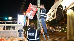 Operativo limpieza tras jornada electoral, retiran 1.200 columneros por día en Asunción – Prensa 5