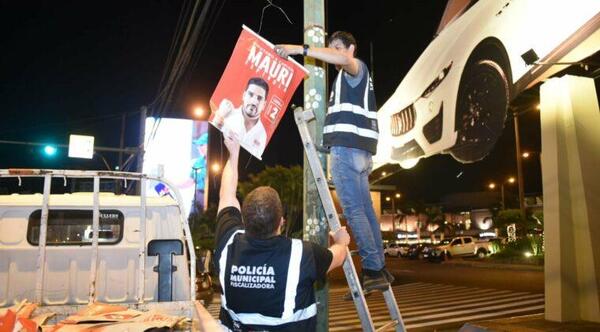 Operativo limpieza tras jornada electoral, retiran 1.200 columneros por día en Asunción – Prensa 5