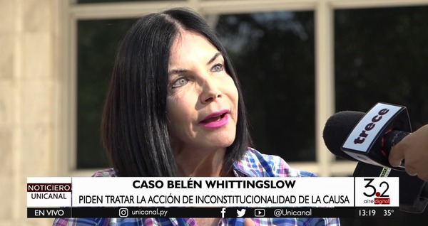Caso Belén Whittingslow: piden tratar acción de inconstitucionalidad - Unicanal