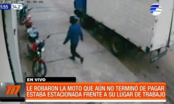 Le robaron la moto que aún no terminó de pagar | Telefuturo