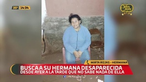Busca a su hermana desaparecida - C9N