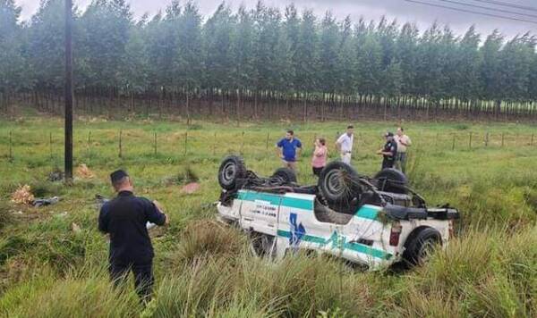 Bebé de cuatro meses fallece en vuelco de ambulancia