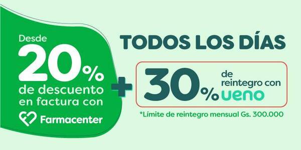 Farmacenter y Ueno se unieron para darte más beneficios