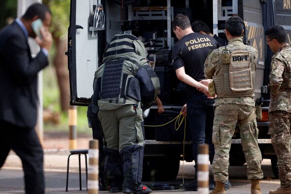 Detienen a un hombre en Brasilia por colocar explosivos para atacar al presidente Lula