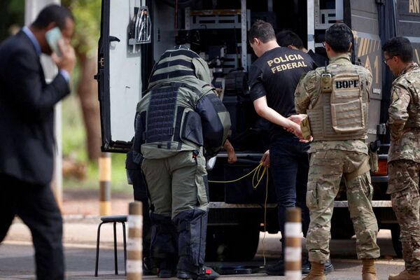 Detienen a un hombre en Brasilia por colocar explosivos para atacar al presidente Lula