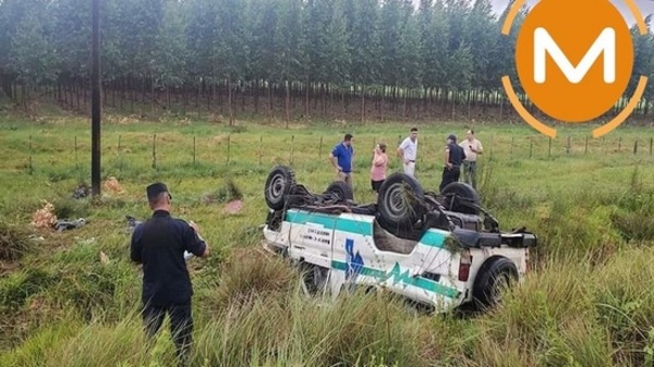 Beba de 4 meses muere tras aparatoso vuelco de ambulancia - Paraguaype.com