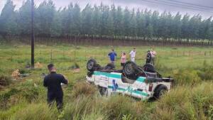 Bebé de 4 meses fallece tras vuelco de ambulancia - Megacadena — Últimas Noticias de Paraguay
