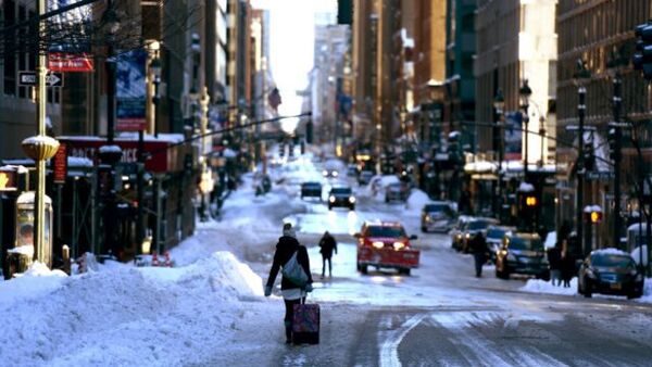 Declaran estado de emergencia en Nueva York tras ola de nieve - ADN Digital