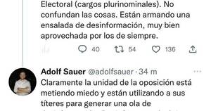 La Nación / Sole Núñez y Adolf Sauer acusan de “desinformar”, mientras siguen vinculados al actual gobierno